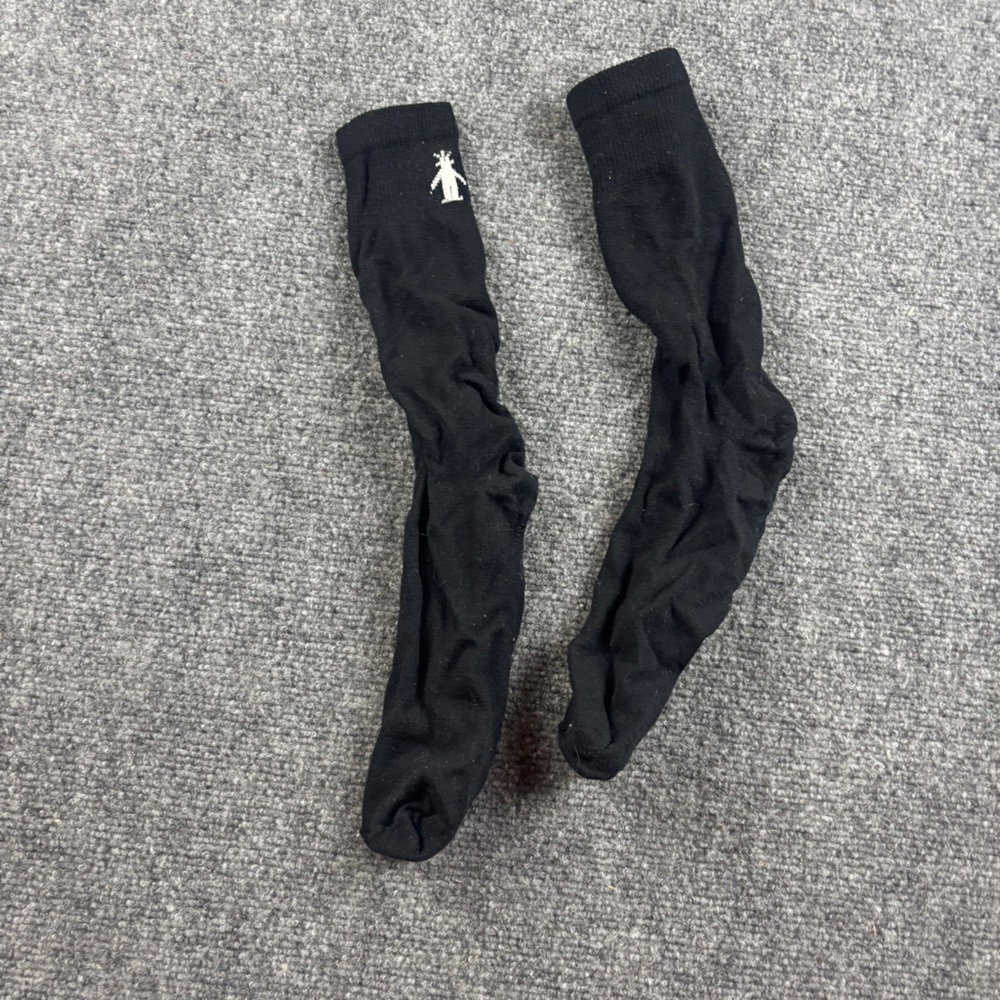 SMARTWOOL Black Mid Calf Thin Wool Socks Size: Large - Picture 1 of 5